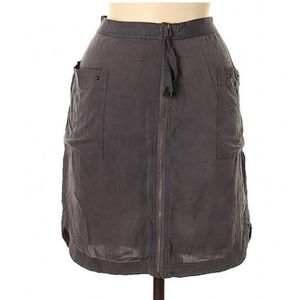 Banana Republic Gray Cargo Skirt